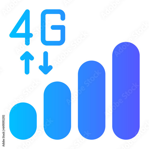 signal gradient icon