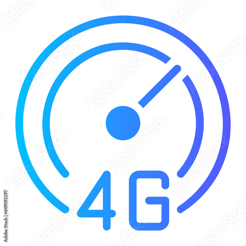 speed gradient icon