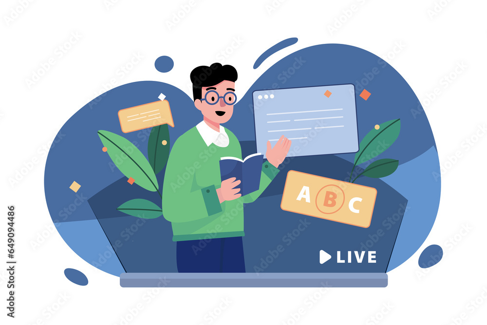 Boy Taking Online Lectures Boy Taking Online Lectures