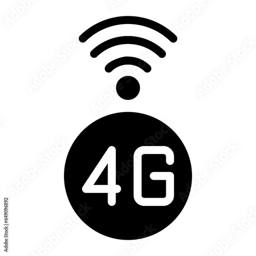 4g glyph icon