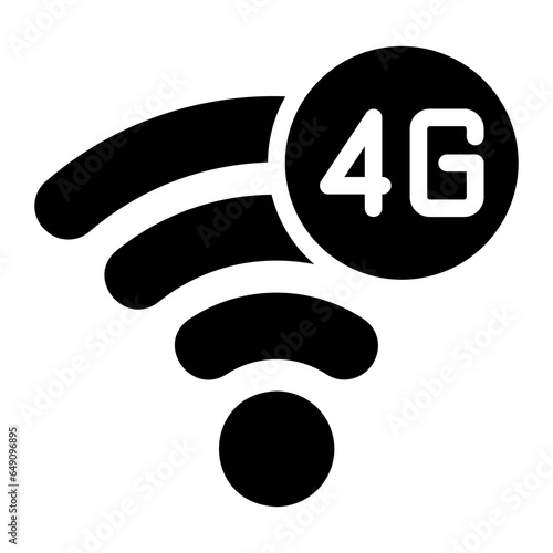 4g glyph icon