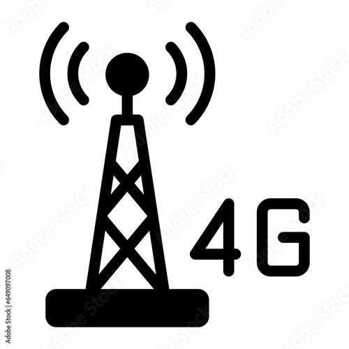 tower glyph icon