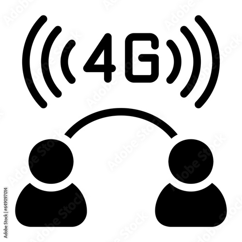 user glyph icon