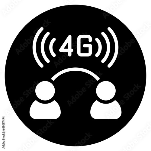 user glyph icon