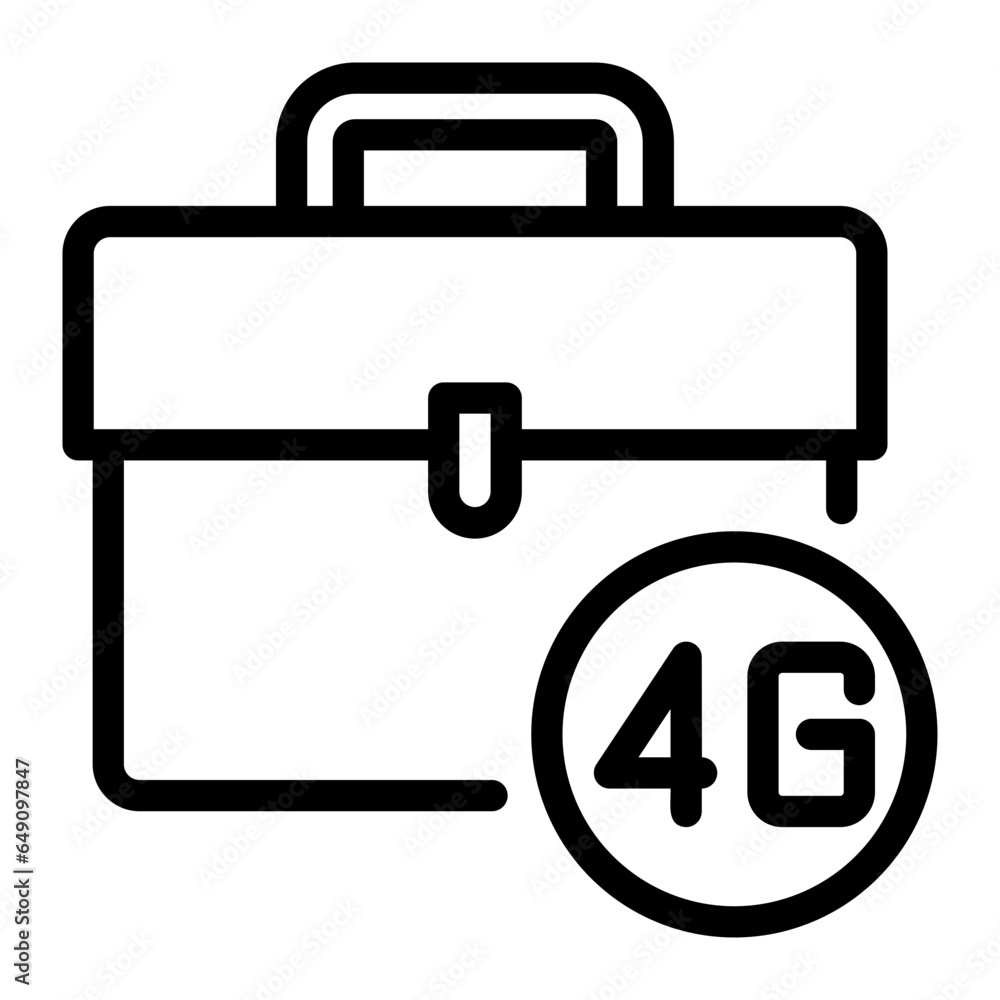 briefcase line icon briefcase line icon