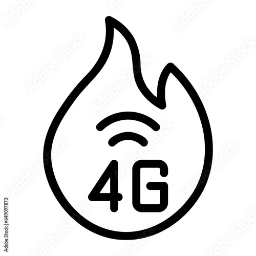 fire line icon