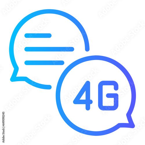 chat gradient icon