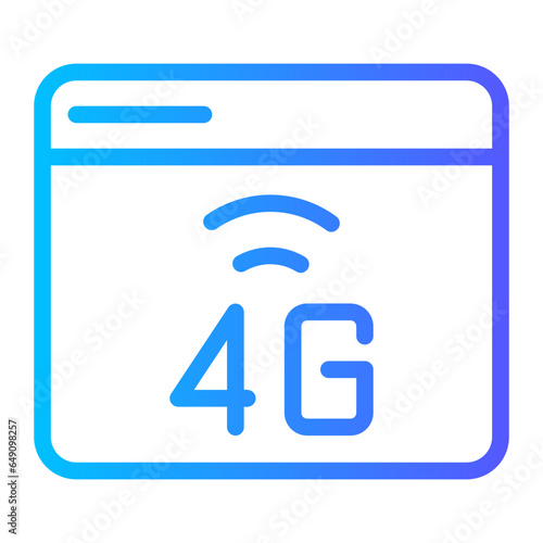 browser gradient icon