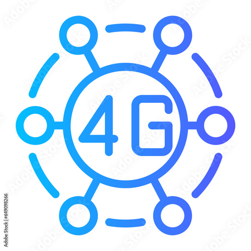 infrastructure gradient icon