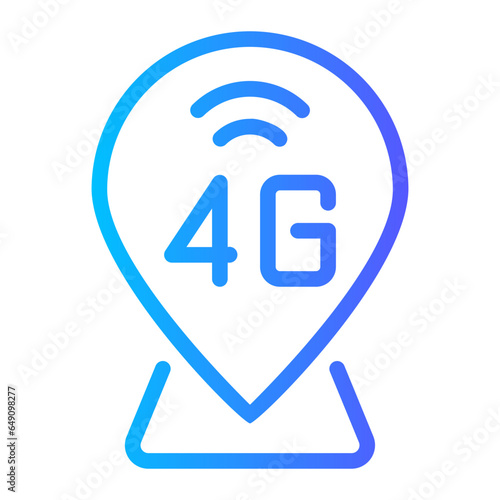location gradient icon