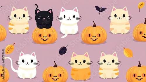 halloween cat pattern