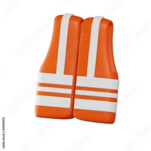 lifejacket 3D Illustration