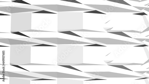 Fototapeta Naklejka Na Ścianę i Meble -  Abstract background with black and white shapes.Monochrome patterns. Background in 4k format  3840x2160.