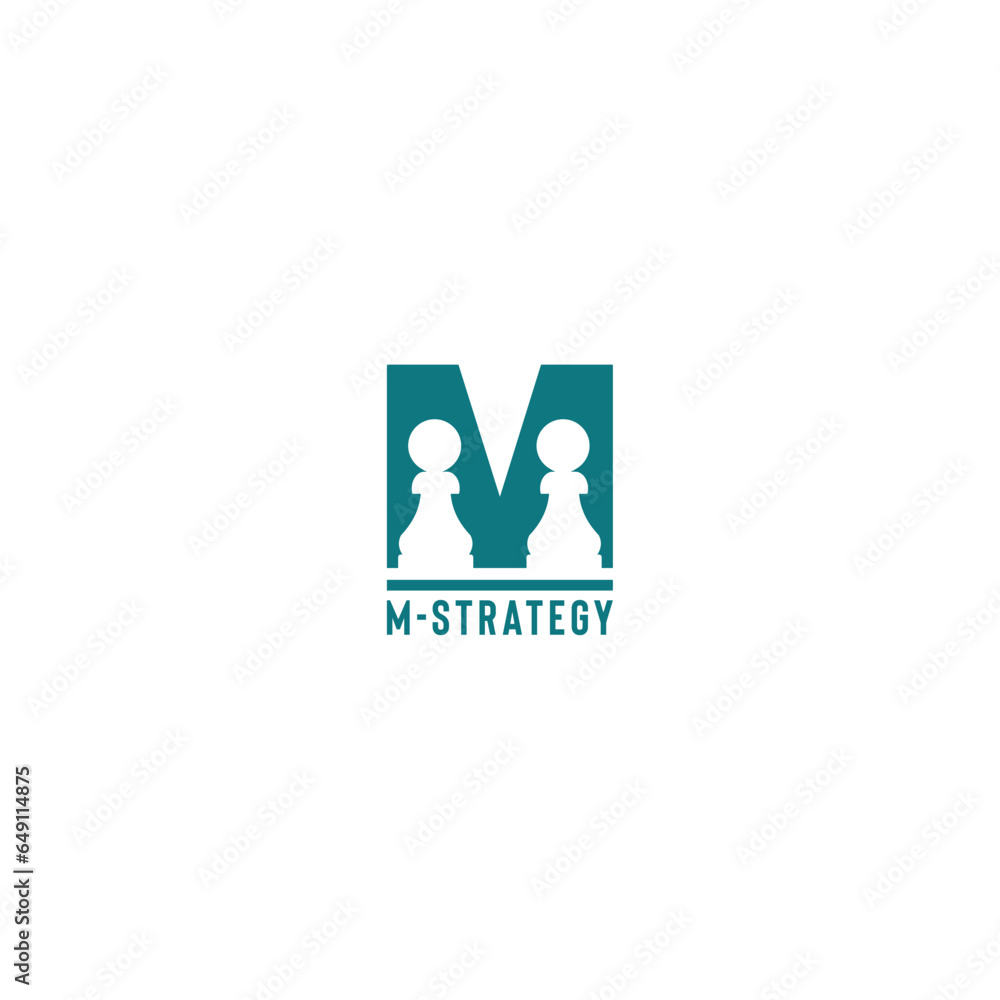 M Pion or M Pawn Logo Design M Pion or M Pawn Logo Design