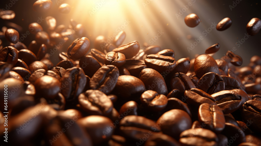 Coffee. Roasted coffee beans. Background. Coffee. Roasted coffee beans. Background.