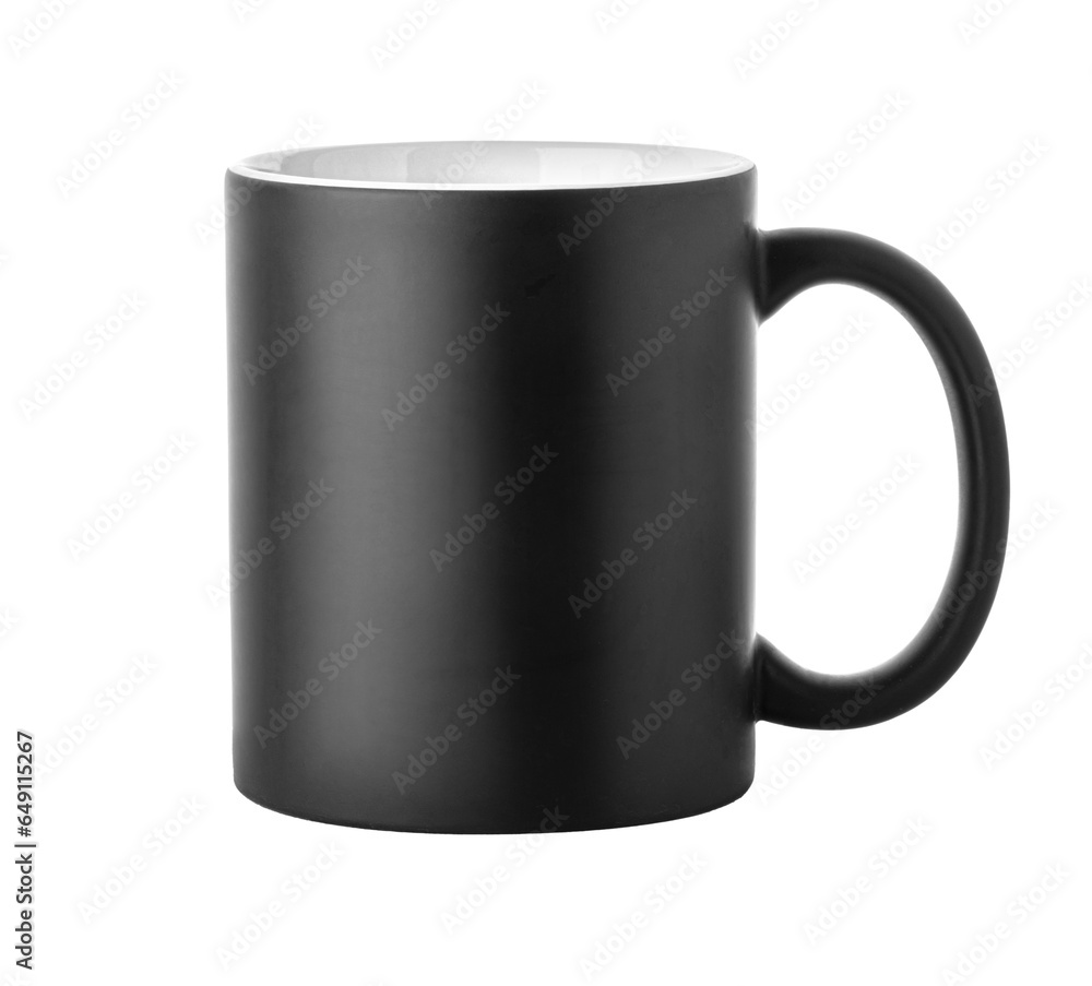 black mug isolated black mug isolated