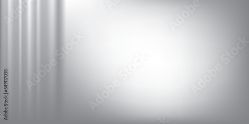 Abstract gray and white color gradient background. Vector illustration.