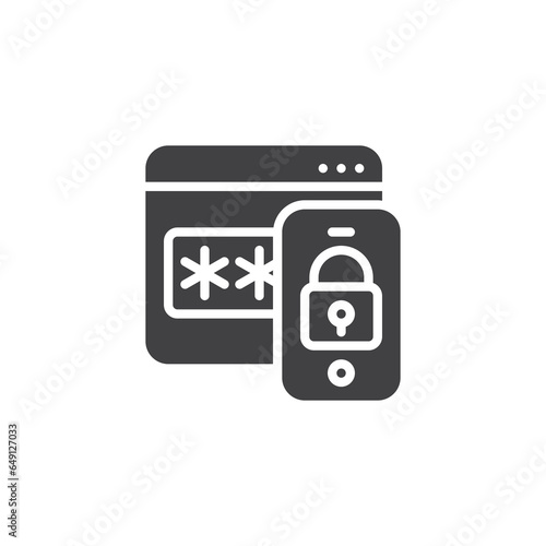 Two Factor Authentication vector icon