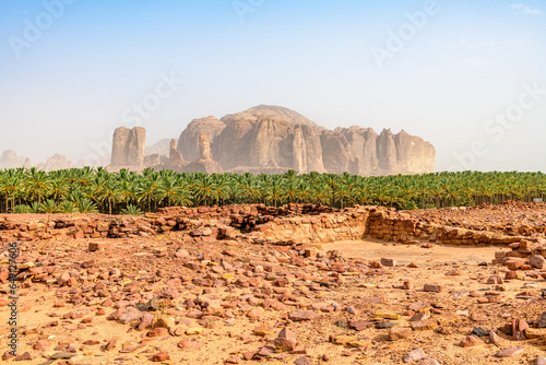 The ancient city of Dadan in AlUla, Saudi Arabia.