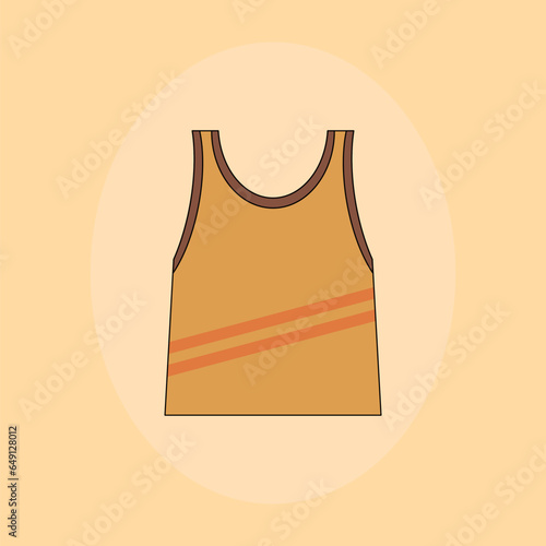 light brown men's tank top