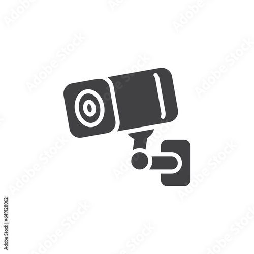 Security camera vector icon
