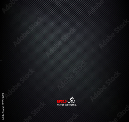 Vector carbon fiber and dark grey background