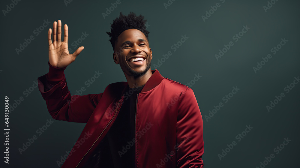portrait of happy smiling african american man isolated portrait of happy smiling african american man isolated