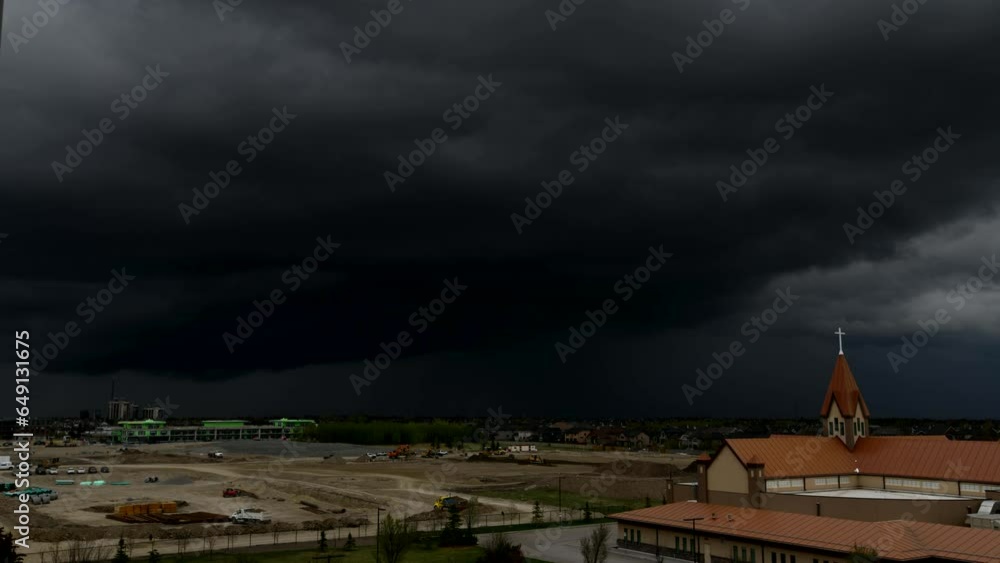 Storm time lapse in the suburbs Storm time lapse in the suburbs