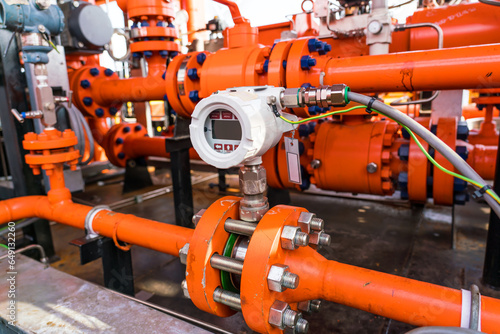 digital oil and gas flow controller Used in drilling work in the middle of the sea.