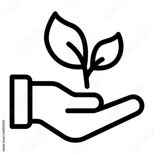 save nature outline icon