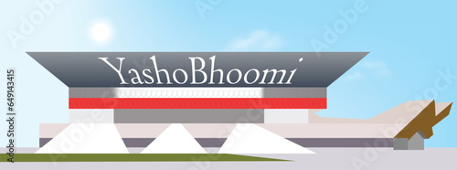 PM Modi inaugurates YashoBhoomi Convention Centre in Dwarka vector 