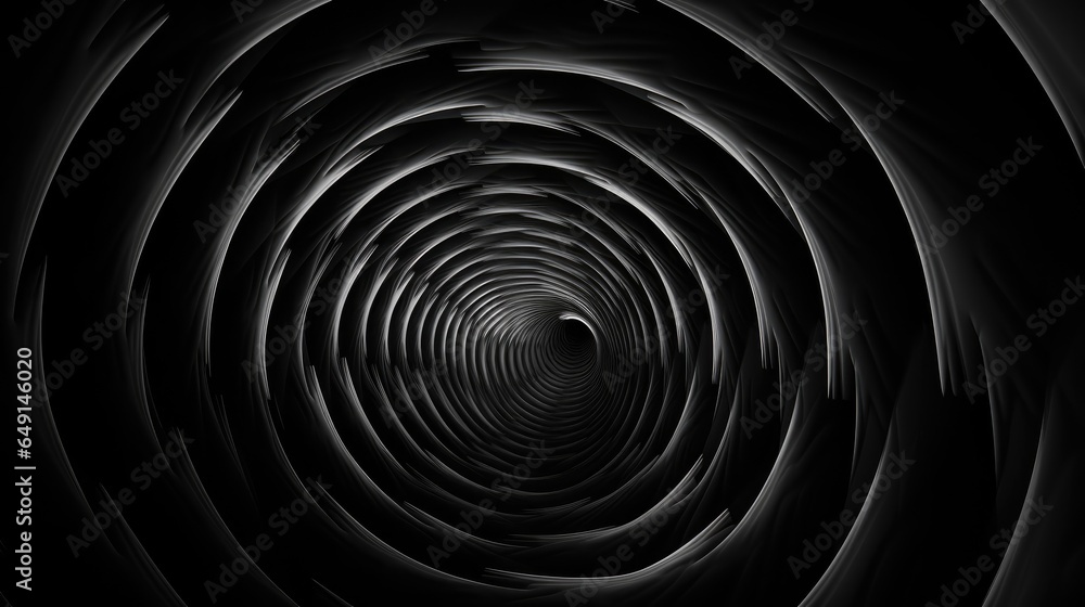 Obraz premium black hole tunnel background