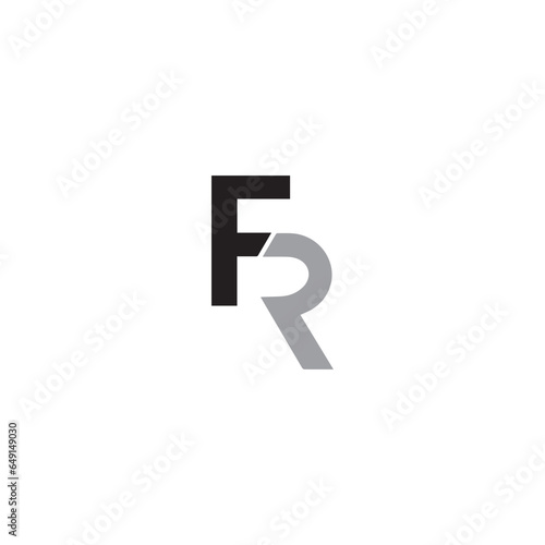FR vector logo illustration design2