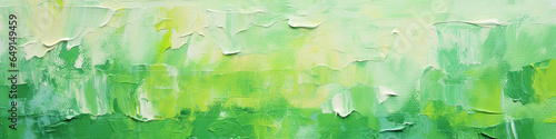 Abstract rough green colorful art painting texture with knife paint on canvas