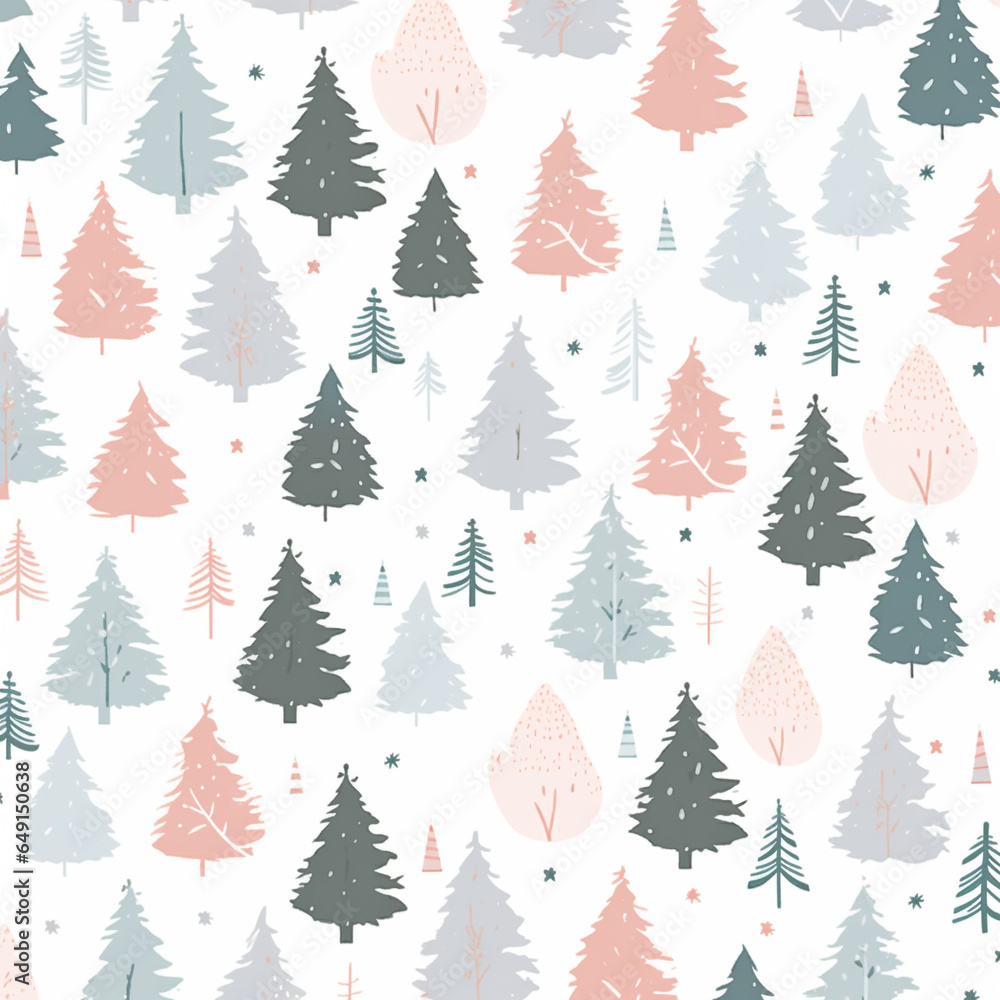 christmas trees in snow christmas trees in snow
