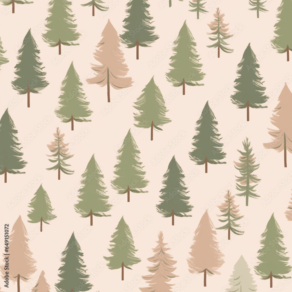 christmas trees pattern