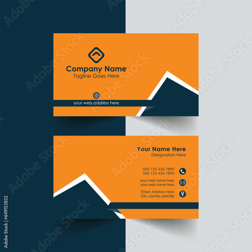 business card modern & professional design