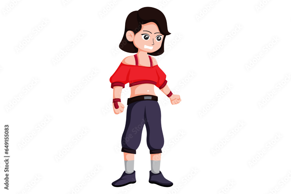 Cute Girl Character Design Illustration Cute Girl Character Design Illustration