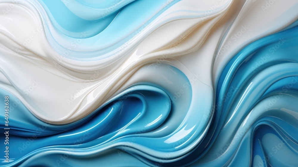 The abstract background of bright blue and white mixed with different colors creates an uneven but beautiful surface The abstract background of bright blue and white mixed with different colors creates an uneven but beautiful surface