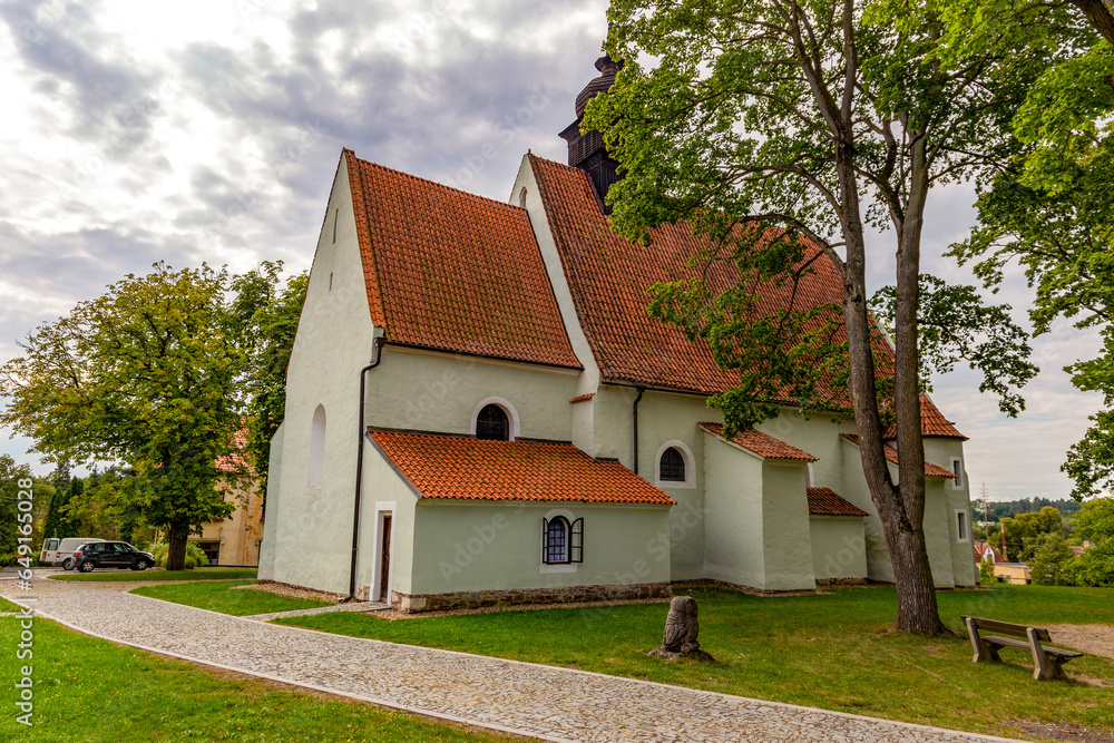 Church of All Saints. Sudomerice u Bechyne, South Czechia