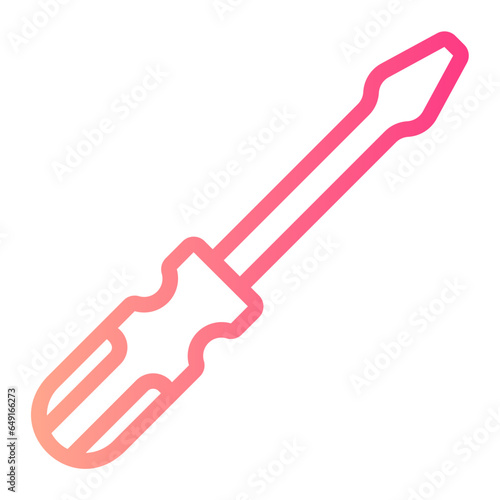 screwdriver gradient icon