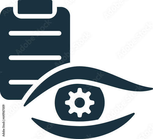 Controlling icon. Monochrome simple sign from operation management collection. Controlling icon for logo, templates, web design and infographics.