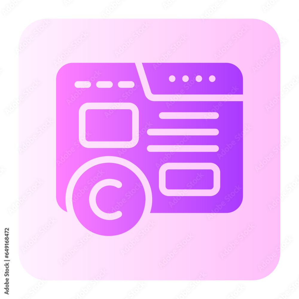copyright gradient icon copyright gradient icon