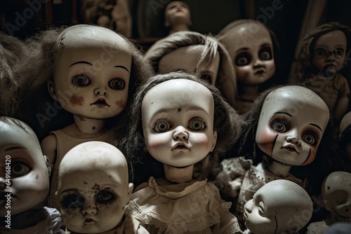 scary haunted halloween dolls 