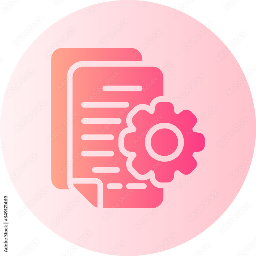 content management gradient icon content management gradient icon