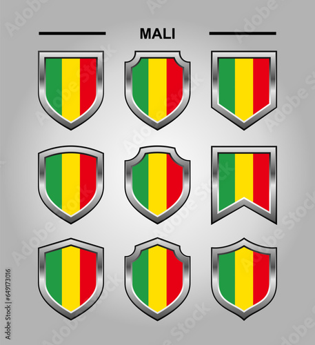Free Download Mali National Emblems Flag and Luxury Shield - GFXLoad