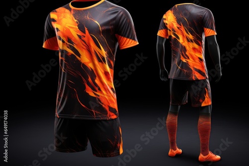 sublimation design football uniform photo