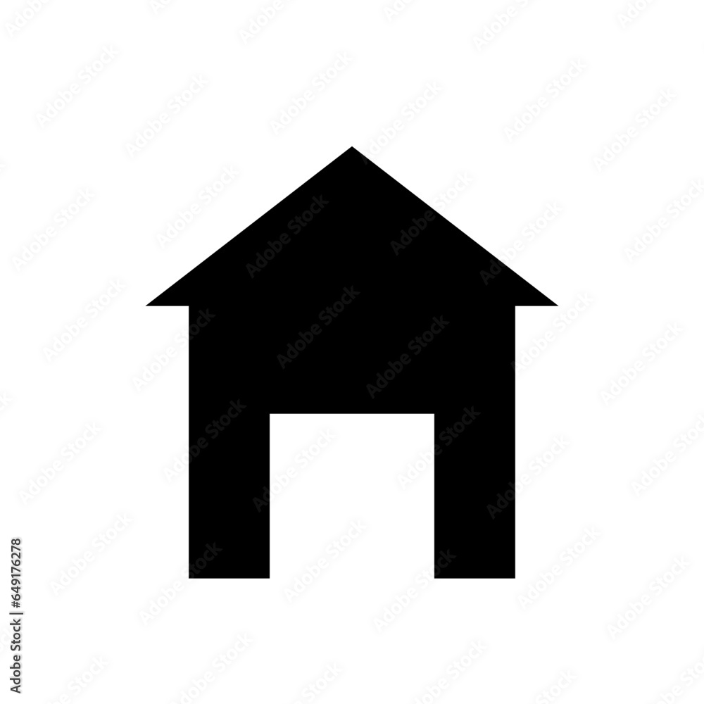 Home Icon. Home vector illustration symbol. Home Icon. Home vector illustration symbol.