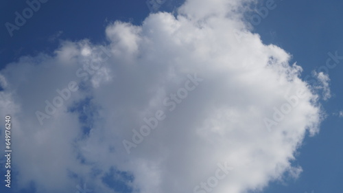 White clouds on a blue sky as a texture  pattern  background