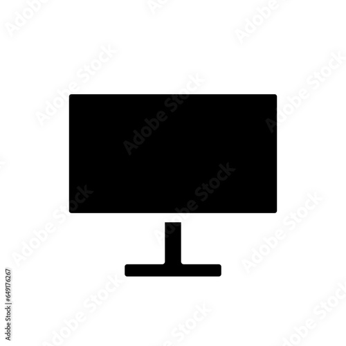 Monitor or Screen Icon. Monitor or Screen vector illustration symbol.
